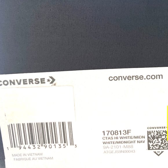 💖MEGA SALE💖CONVERSE 170813F Women CTAS High Red White STARS STRIPES  Sneaker - Picture 9 of 9